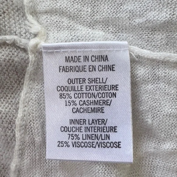 Theory Light Grey Short Sleeve Zippered Hoodie Cardigan Jacket Large L P - Picture 12 of 12